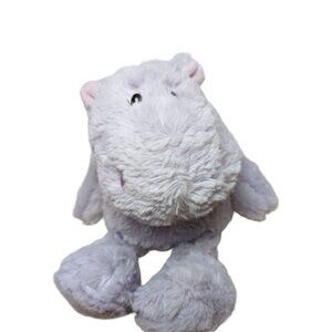 Cozy Hugs weighted stuffed animal toy pale purple Hippopotamus 11x4x2 inch